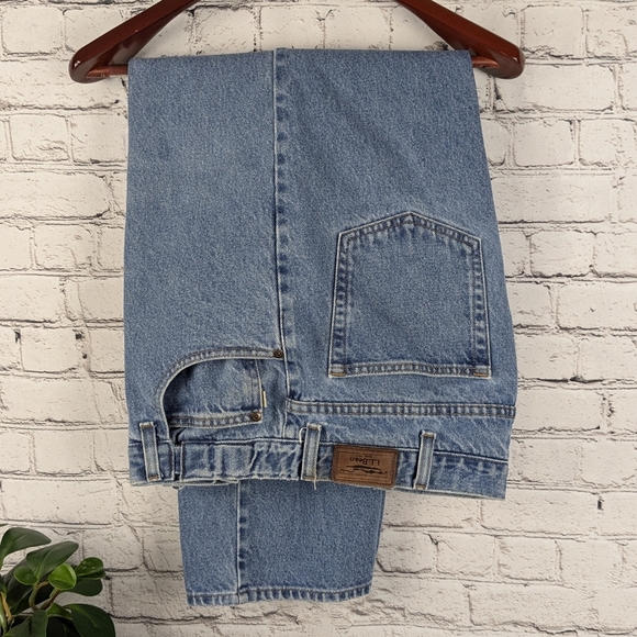L.L. Bean comfort elastic waist denim jeans 38x30 - Picture 1 of 17